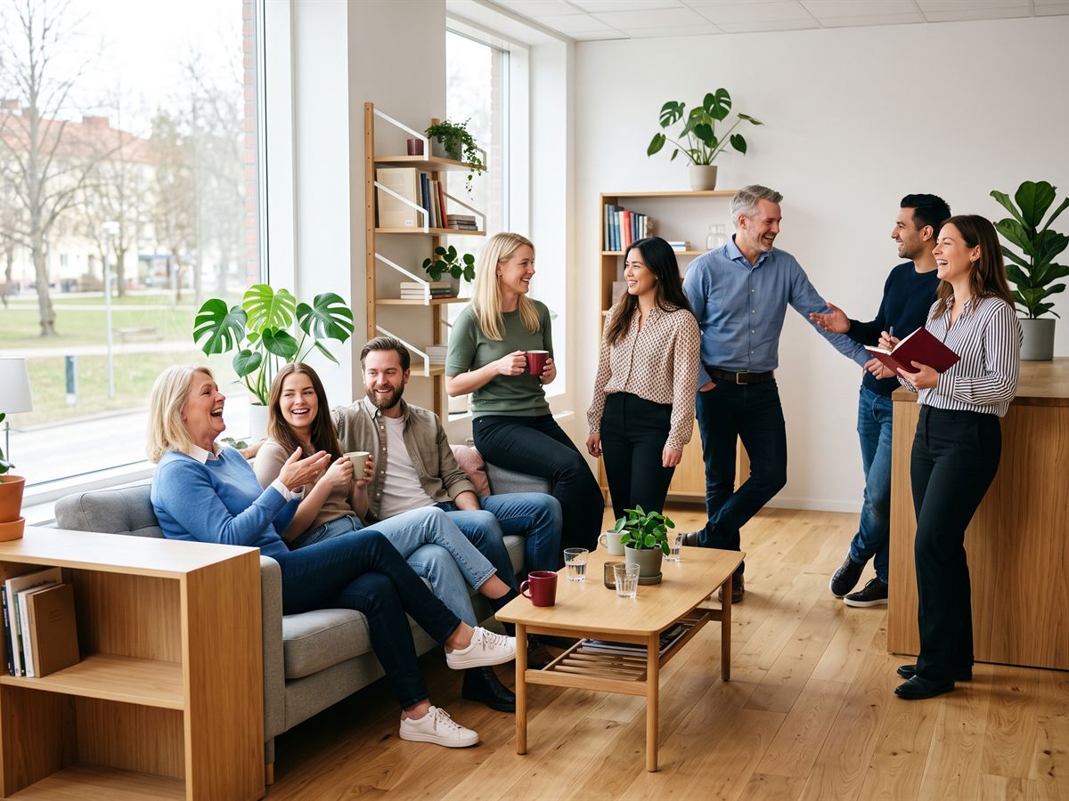 Medarbetare på Hellman Dynamic i möte